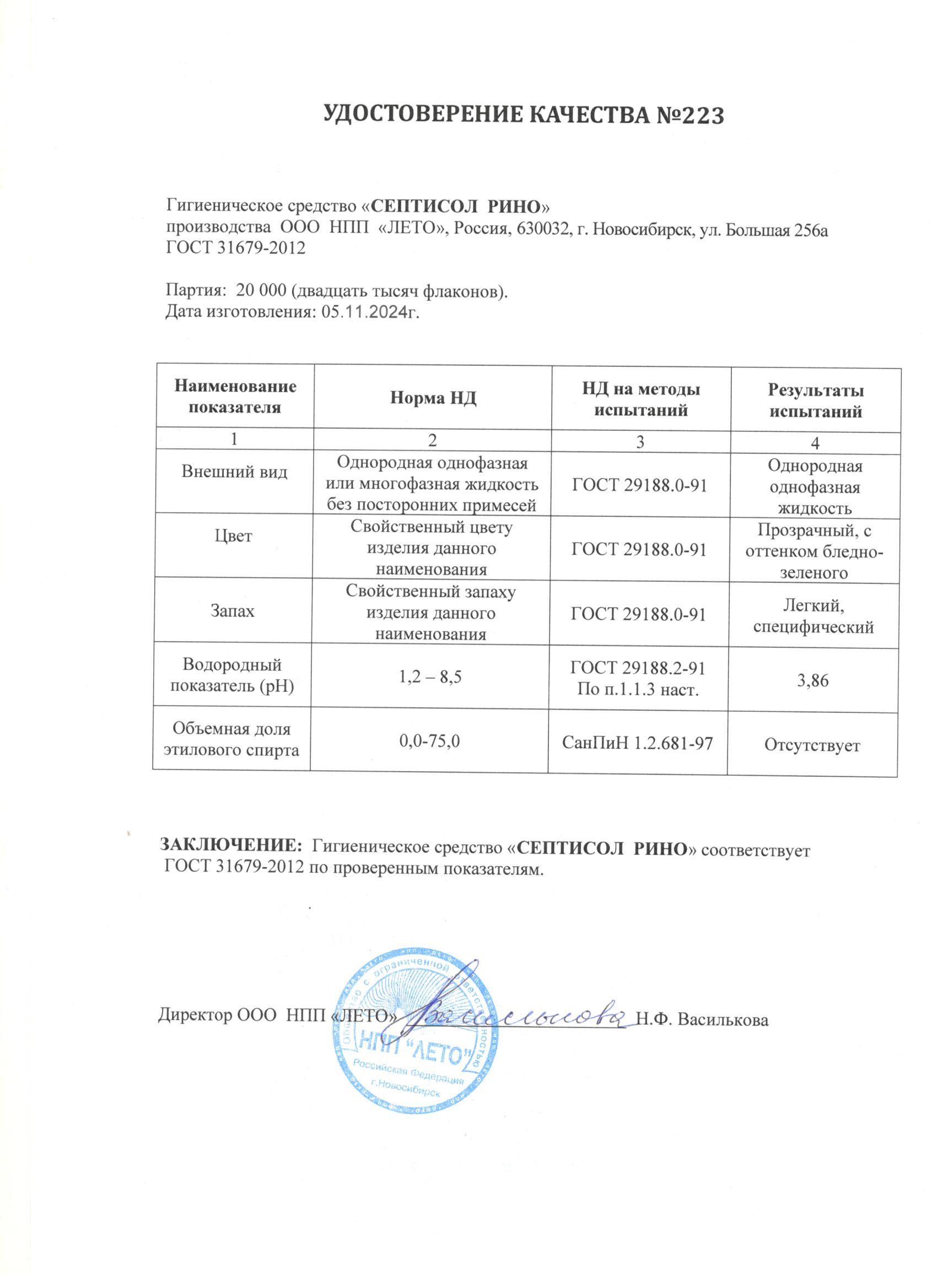 Паспорт №112024